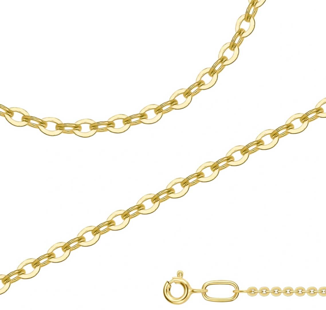 MIUZ Diamonds C2039-720703521-45 длина 45 см, вес 1.8 г золото, плетение якорное