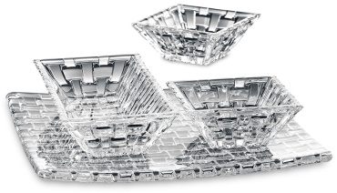 Блюдо Nachtmann Bossa Nova 21х21 см, хрусталь, 4 шт