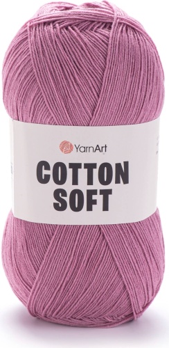 Моток YarnArt Cotton Soft 65 Сухая роза 600 м 100 г