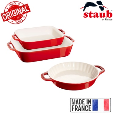 Staub форма Ovenware Cherry, керамика
