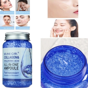 SELINE GIRL ампульная сыворотка Collagen & Hyaluronic Acid для лица 250 мл