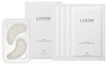 Патчи LAGOM микроигольные Peptide Micro Needle Patch омолаживающие 4 шт