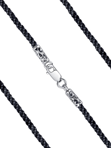 Шнур Lucente Silver NEC-LU-925-09663-40 длина 40 см вес 4.25 г серебро, без вставок