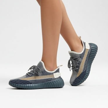 Кроссовки FASHION Кроссовки Yeezy Boost 350 — стиль и комфорт в одном бежевый, темно-синий