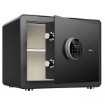 Сейф DELI ET630 ключевой, электронный, биометрический замок (350х250х250 мм)