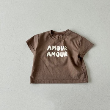 Футболка amour коричневый