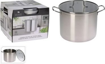 Кастрюля 8.4 л, Koopman C80653430 Кастрюля с крышкой нержавеющая сталь