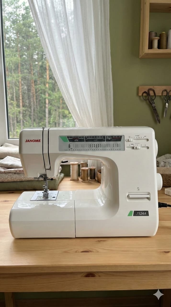 Швейная машина Janome 7524A белый