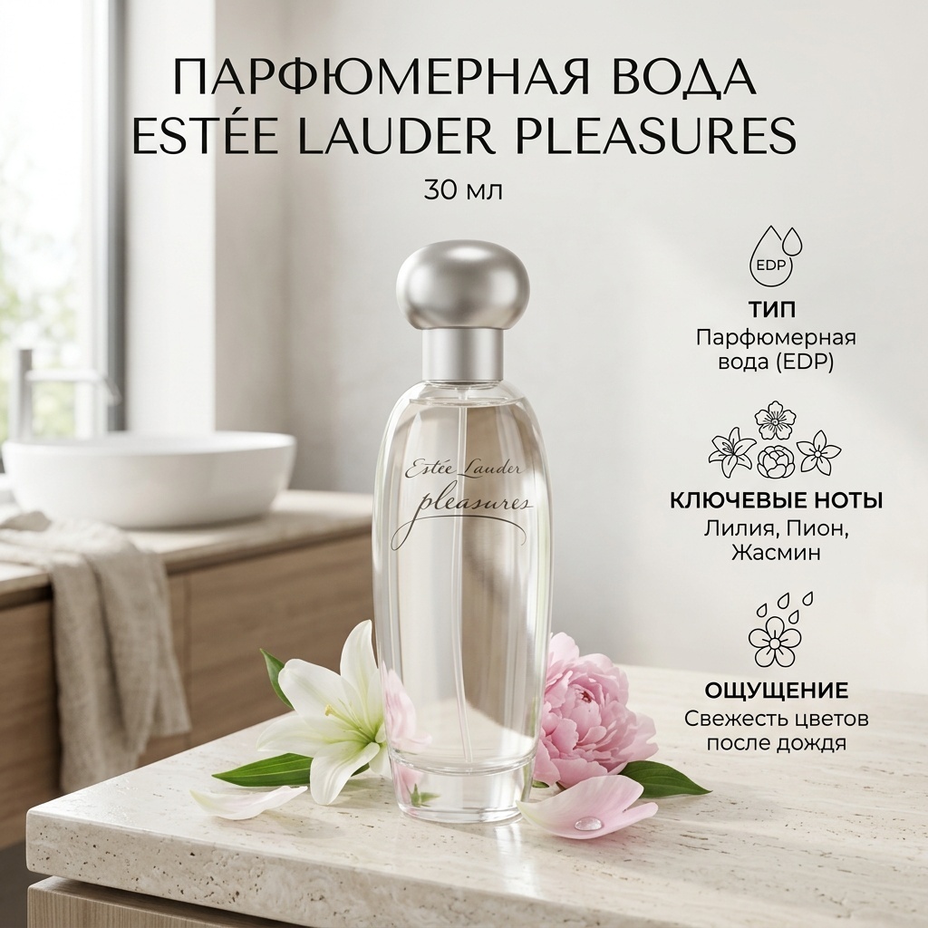 Estee Lauder Pleasures парфюмерная вода EDP 30 мл, для женщин