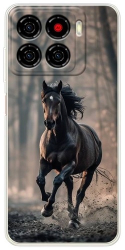 Чехол BAIKO для ZTE Blade A56 коричневый