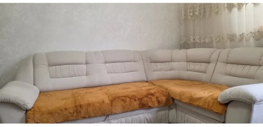 Накидка для дивана 412736334 оранжевый 90 см