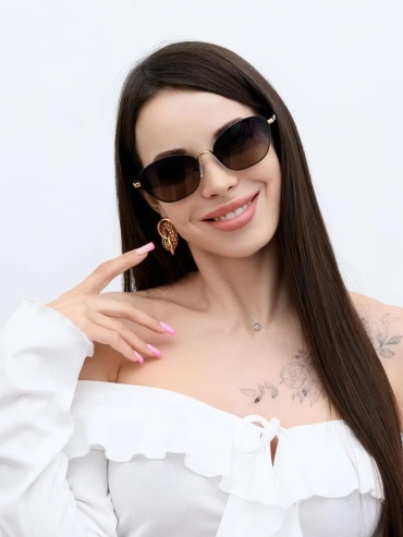 RITA BRADLEY солнцезащитные очки кошачий глаз градиент