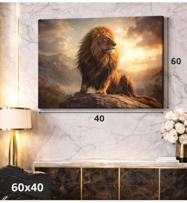 V&Ev картина ЛЕВ 40x60 см
