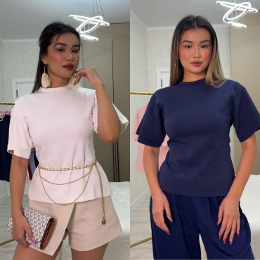 Футболка AISHA BRAND темно-синий