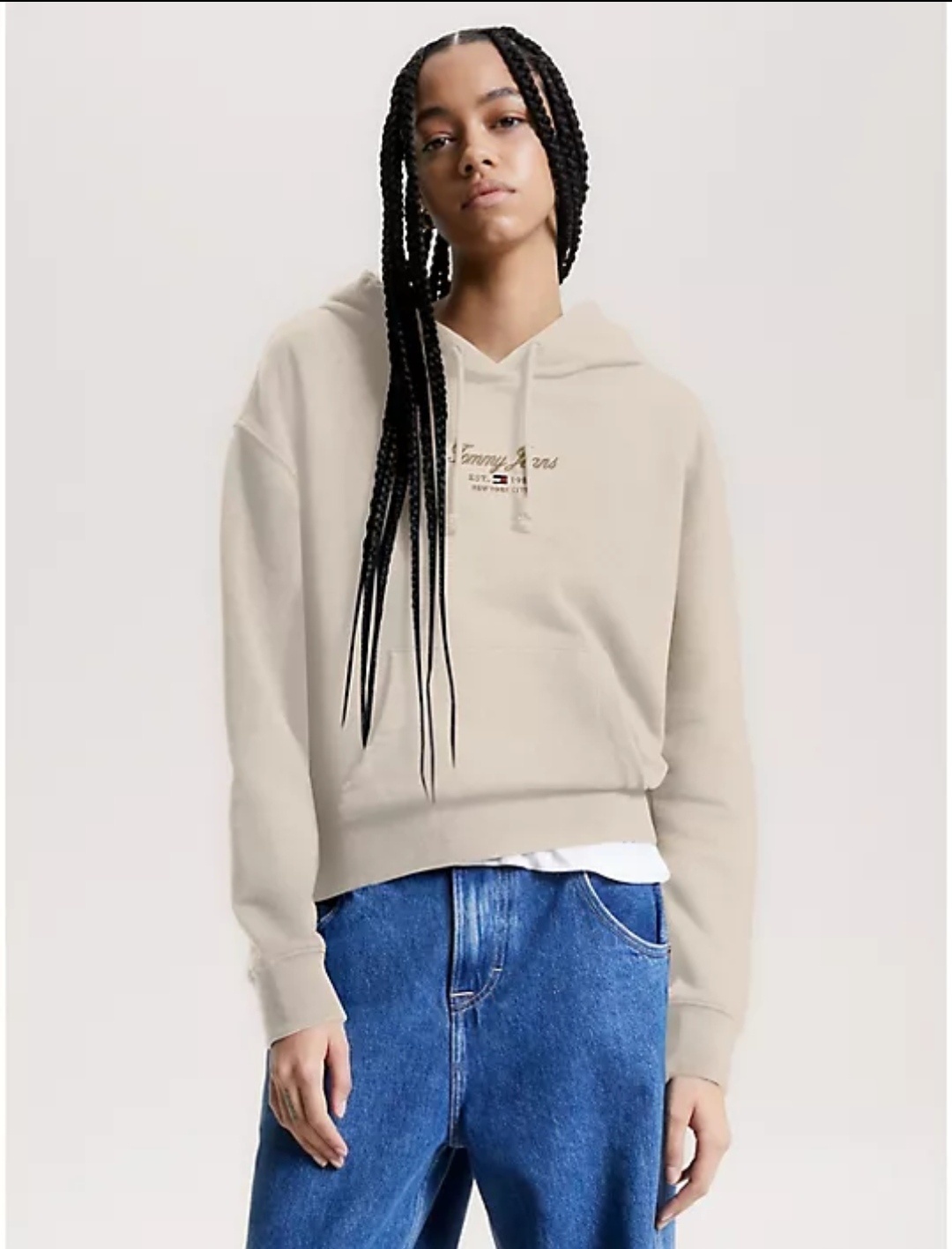 Худи Tommy Hilfiger бежевый