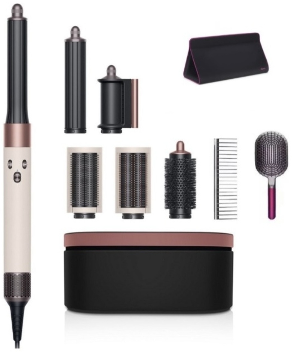 Dyson Airwrap HS05 Long с дорожным чехлом и расческами стайлер бежевый
