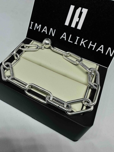 IMAN ALIKHAN Браслет Пан длина 19 см, вес 14.32 г серебро, плетение якорное