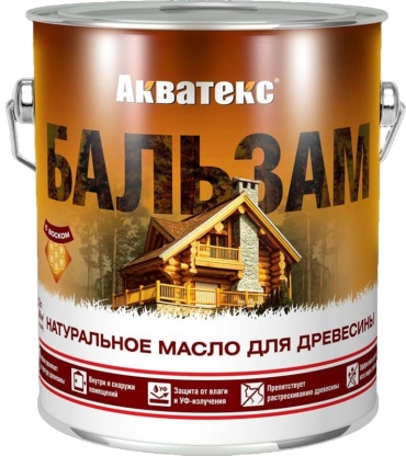 АКВАТЕКС масло Бальзам натуральное масло для древесины 2.2 л, тон палисандр