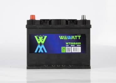 Wewatt WT560127 WEWATT Аккумулятор 60Ah 560127 "+ -" 242x175x190 60 Ач прямая