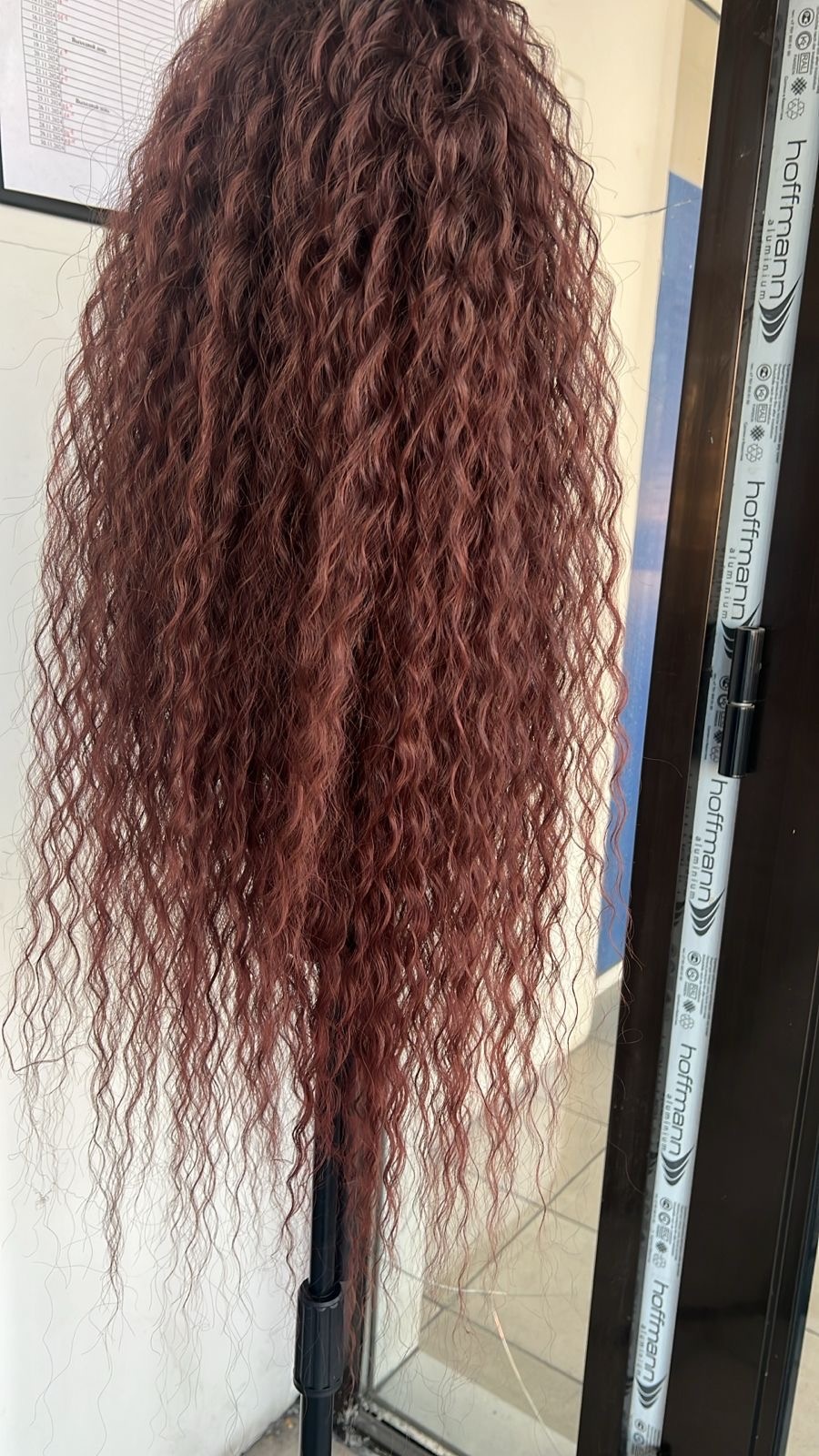 ZUKINA BRAIDS хвост на крабе каштан женский