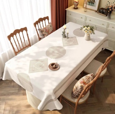 Скатерть DANL 120x80 см, ПВХ, полиэстер, 1 шт