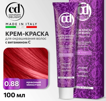 Constant Delight Crema Colorante Vit C 0/88 красный микстон крем-краска 100 мл