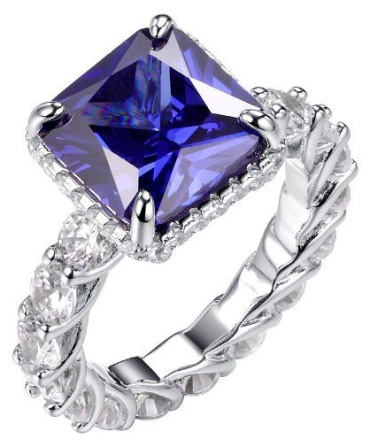 Fresh Jewelry CZ-R00638-X-W-DT-X-W размер 17.5 вес 6.36 г серебро, фианит