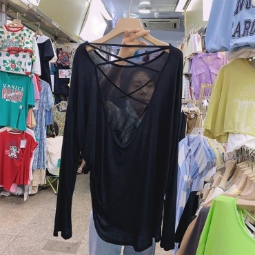 Лонгслив FASHION черный