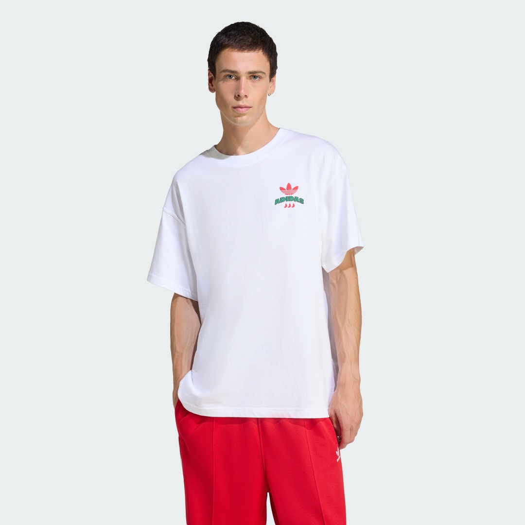 Футболка adidas CHILLI GFX TEE белый