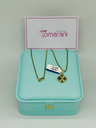 Колье Tomarani collection TC_Змейка_Ванклиф50_3 длина 50 см вес 5.1 г золото, без вставок