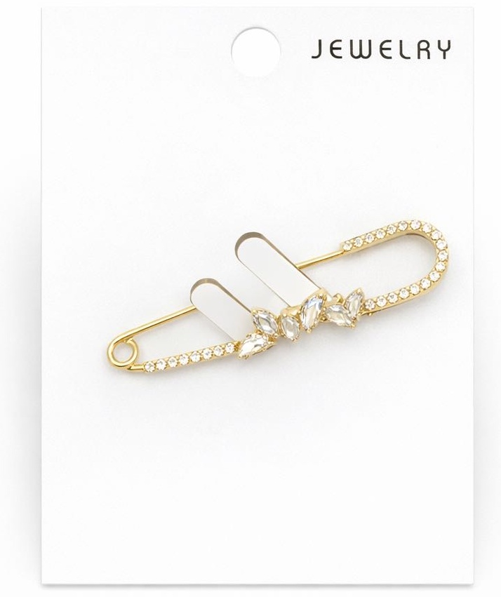 Брошь Jewelry бижутерный сплав, стразы
