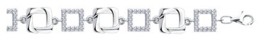 Diamant 94-150-00568-1 длина 19 см, вес 9.09 г серебро, плетение фантазийное