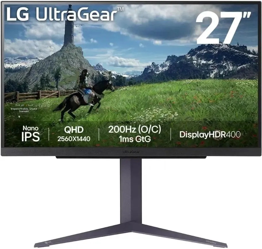 Монитор 27" LG 27GS85Q-B.ARUZ черный