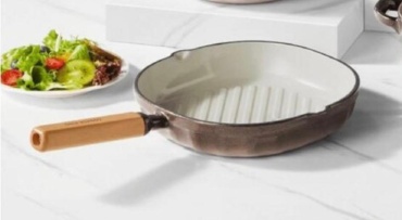 Сковорода Cookerking 24 см с антипригарным покрытием, чугун