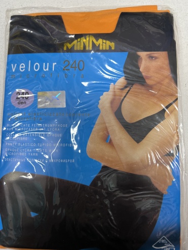Колготки MinMin velour оранжевый