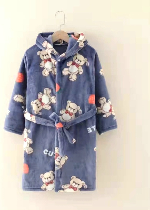 Флисовый халат Baby мультиколор