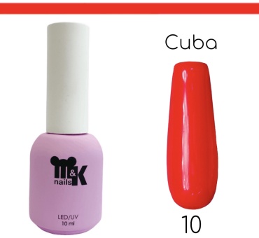 M&K nails гель-лак Cuba 10 камуфлирующее 10 мл