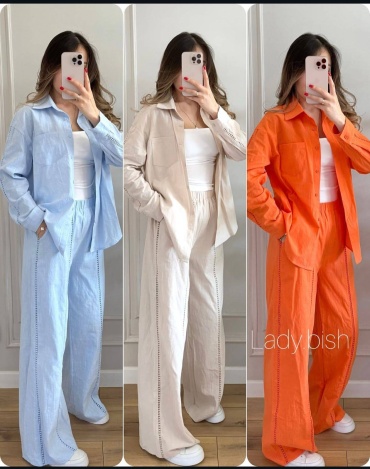 Костюм деловой FASHION оранжевый