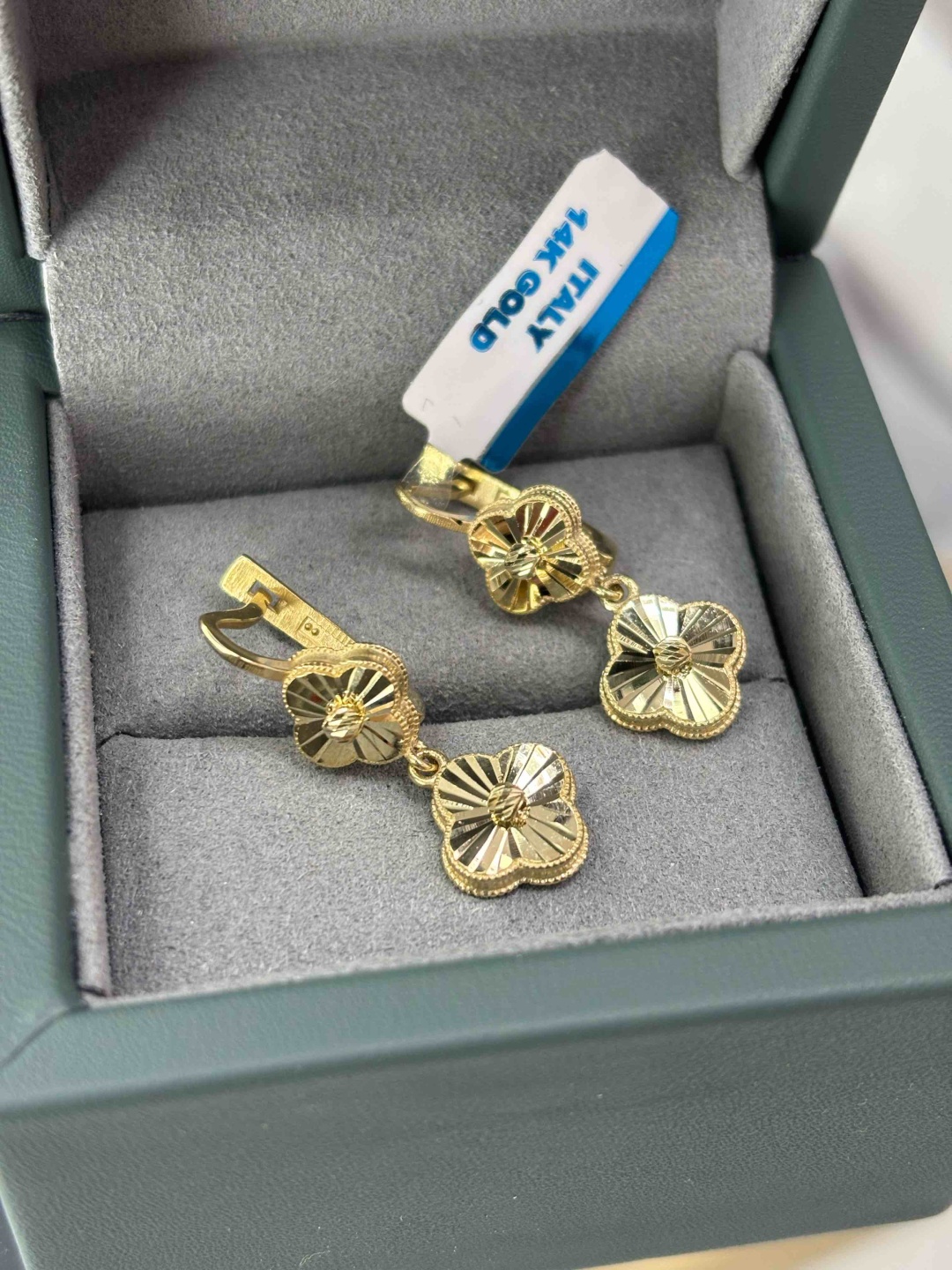 Серьги Italy Gold 0280809 вес 4.04 г золото, без вставок