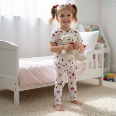 Комплект Murat Baby белый, бордовый