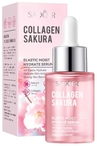 SADOER эссенция Cherry Blossom Collagen Moisturizing Essence - Увлажняющая эссенция для лица 30 мл