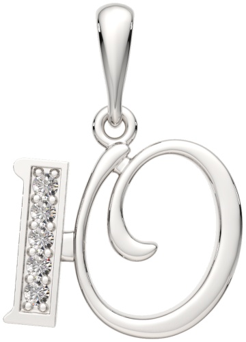 Подвеска Lucente Silver ZO-0440699.ZZ вес 0.93 г серебро, фианит