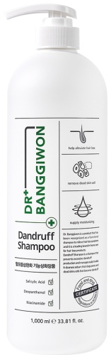 Dr+Banggiwon ШАМПУНЬ ОТ ПЕРХОТИ И ВЫПАДЕНИЯ ВОЛОС DANDRUFF SHAMPOO 1000ML (DR.BANGGIWON) шампунь 1000 мл