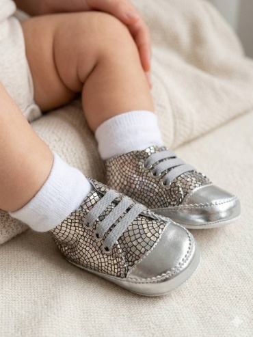 Кеды Oscar Baby серебристый
