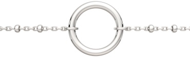 Колье Lucente Silver NEC-LU-925-83448-38 длина 38 см вес 3.23 г серебро, без вставок
