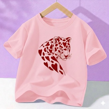 Футболка Ahtan brand I'm literally just a girl красный, розовый