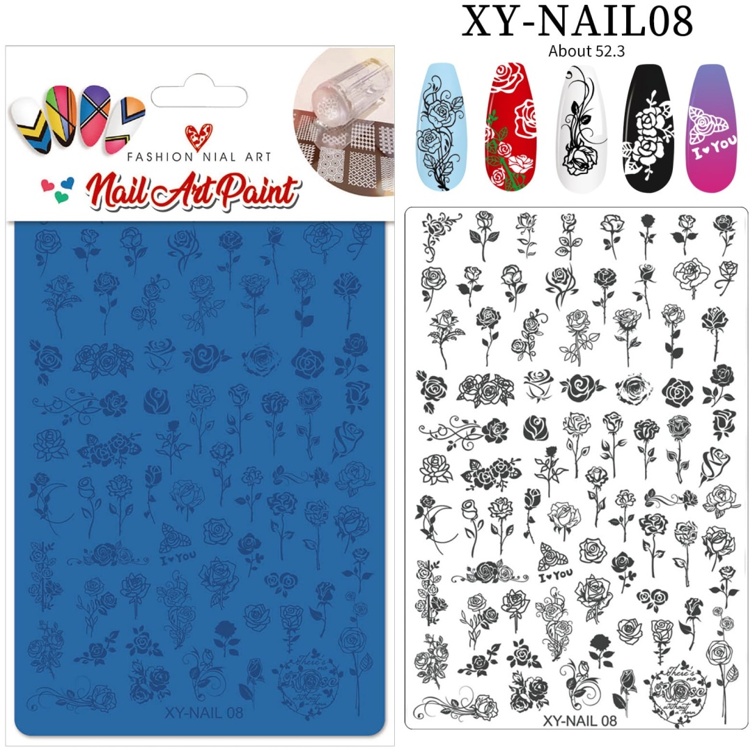 Fashion Nail Art пластины XY-Nail 08