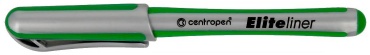Ручка линер Centropen 4721/1 1 шт, 0.3 мм, цвет чернил зеленый