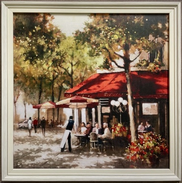 Home Sweet картина «Парижское кафе-2» 45x45 см
