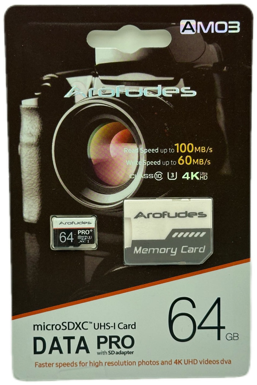 Карта памяти Arofudes microSDXC 704888420 64 Гб